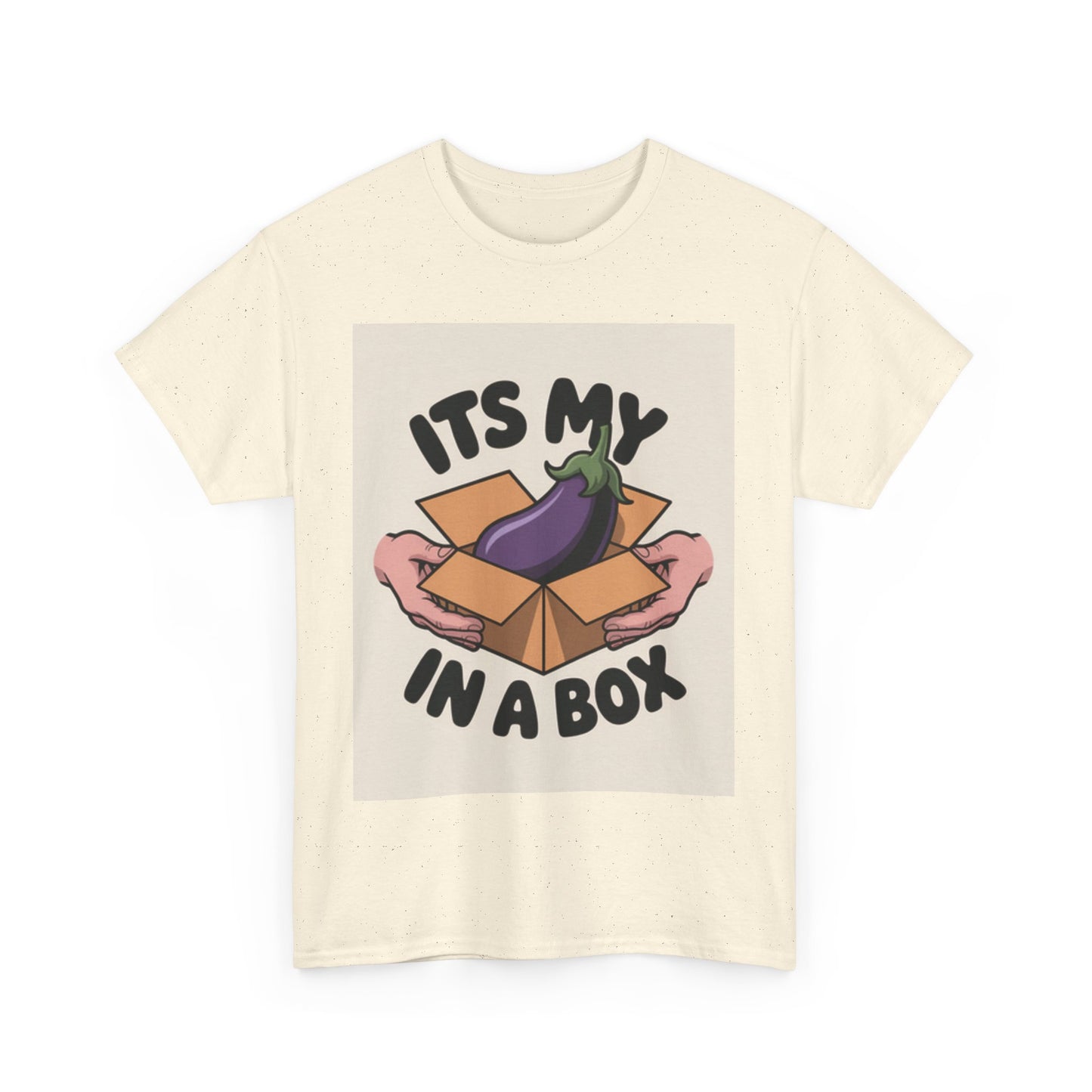 Unisex Cotton Tee - 'It's My D*ck in a Box' Funny Graphic Shirt, Humor Apparel, Casual Wear, Gifts for Friends, Party Tee