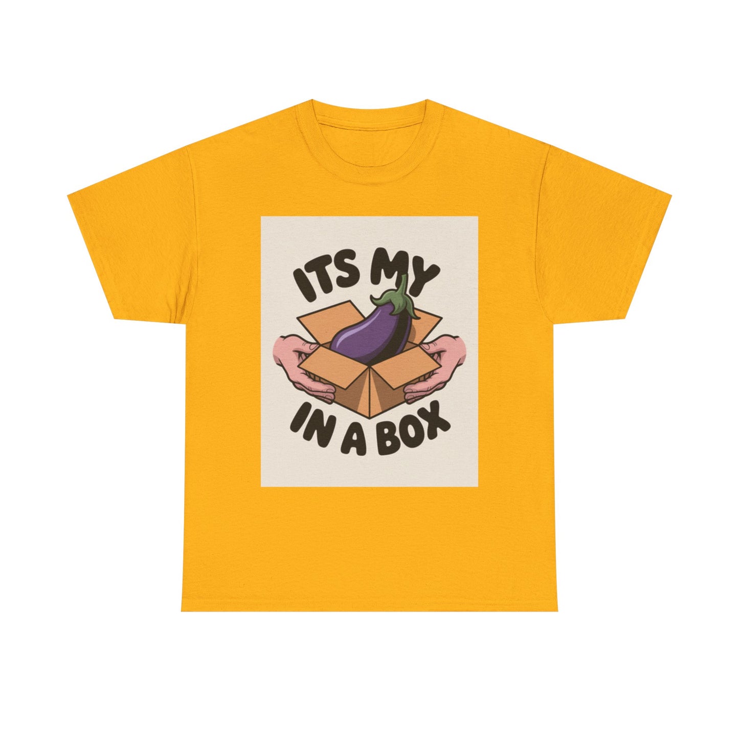 Unisex Cotton Tee - 'It's My D*ck in a Box' Funny Graphic Shirt, Humor Apparel, Casual Wear, Gifts for Friends, Party Tee