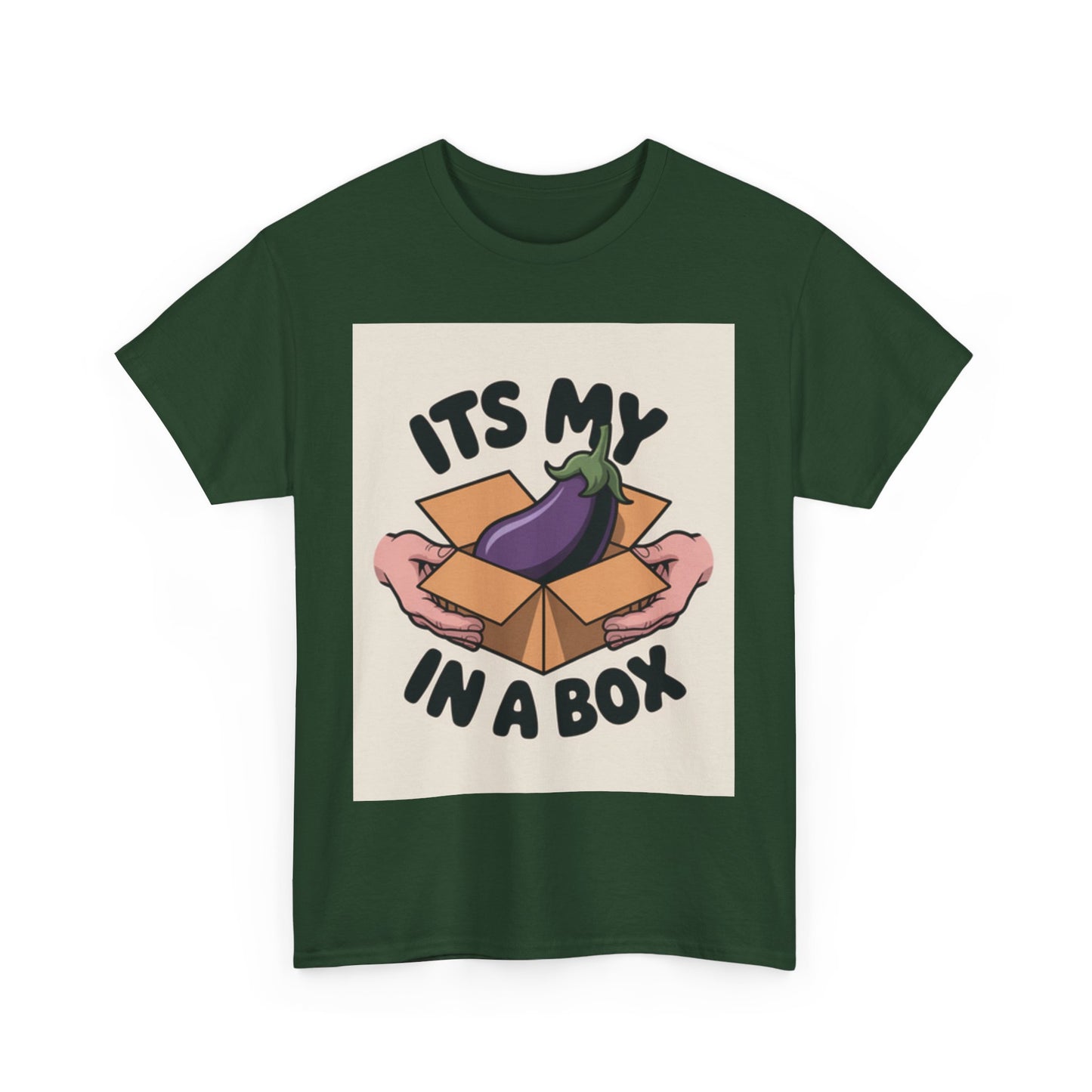 Unisex Cotton Tee - 'It's My D*ck in a Box' Funny Graphic Shirt, Humor Apparel, Casual Wear, Gifts for Friends, Party Tee
