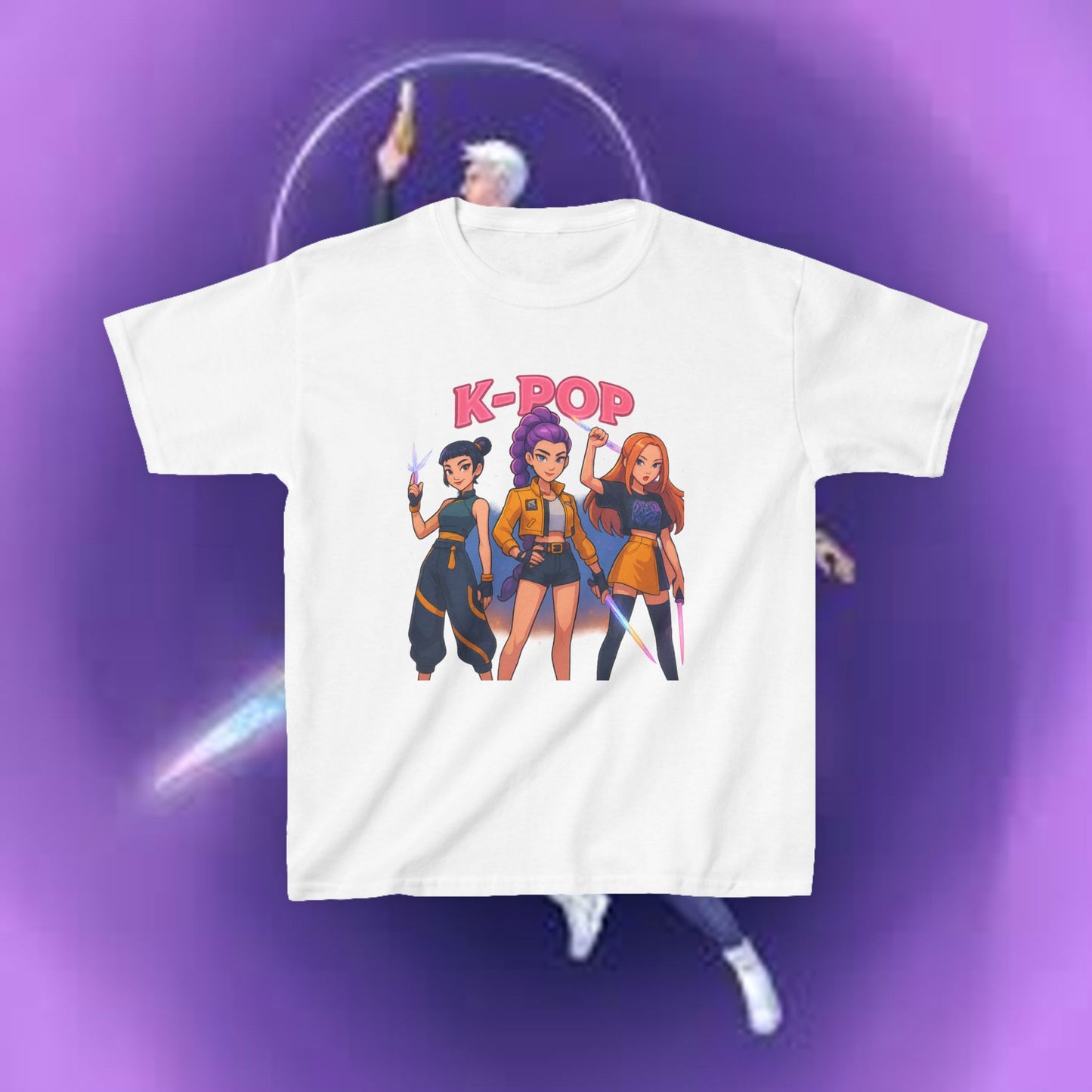 Kids T-Shirt - Kpop Demon Hunters Print