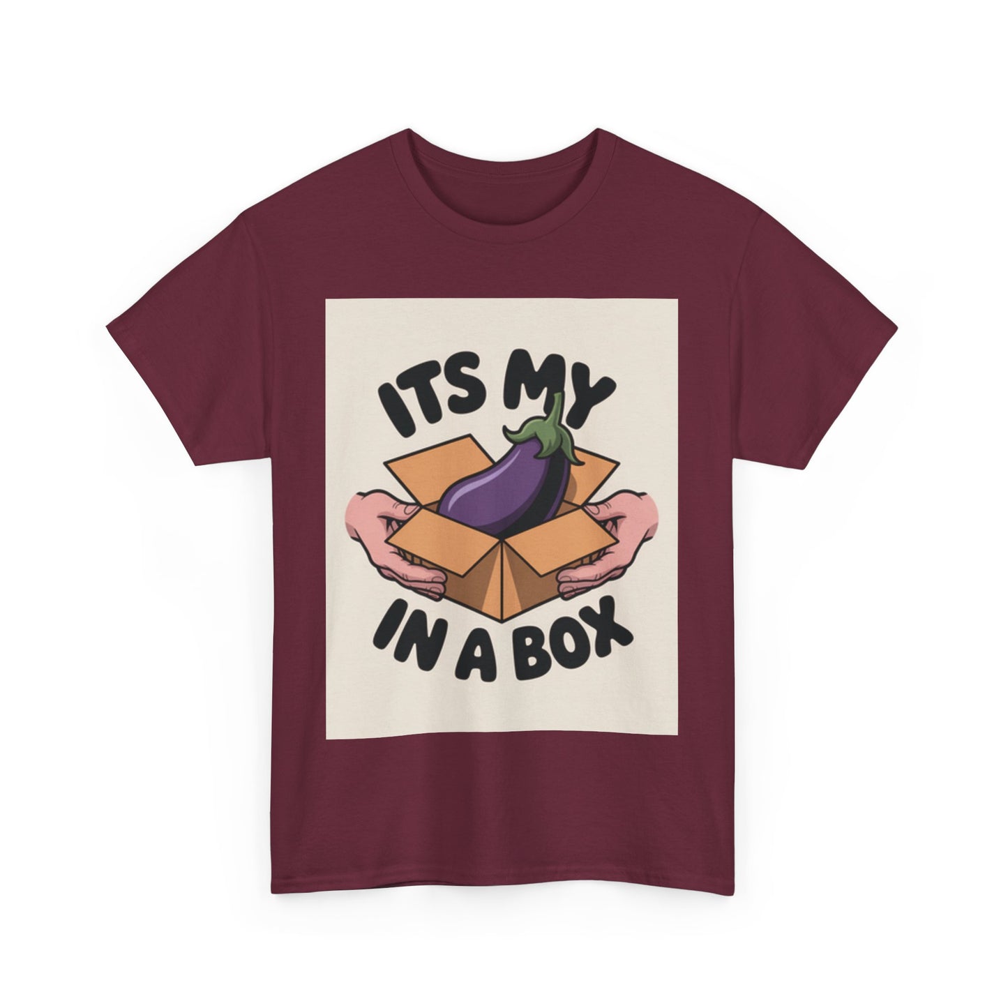 Unisex Cotton Tee - 'It's My D*ck in a Box' Funny Graphic Shirt, Humor Apparel, Casual Wear, Gifts for Friends, Party Tee