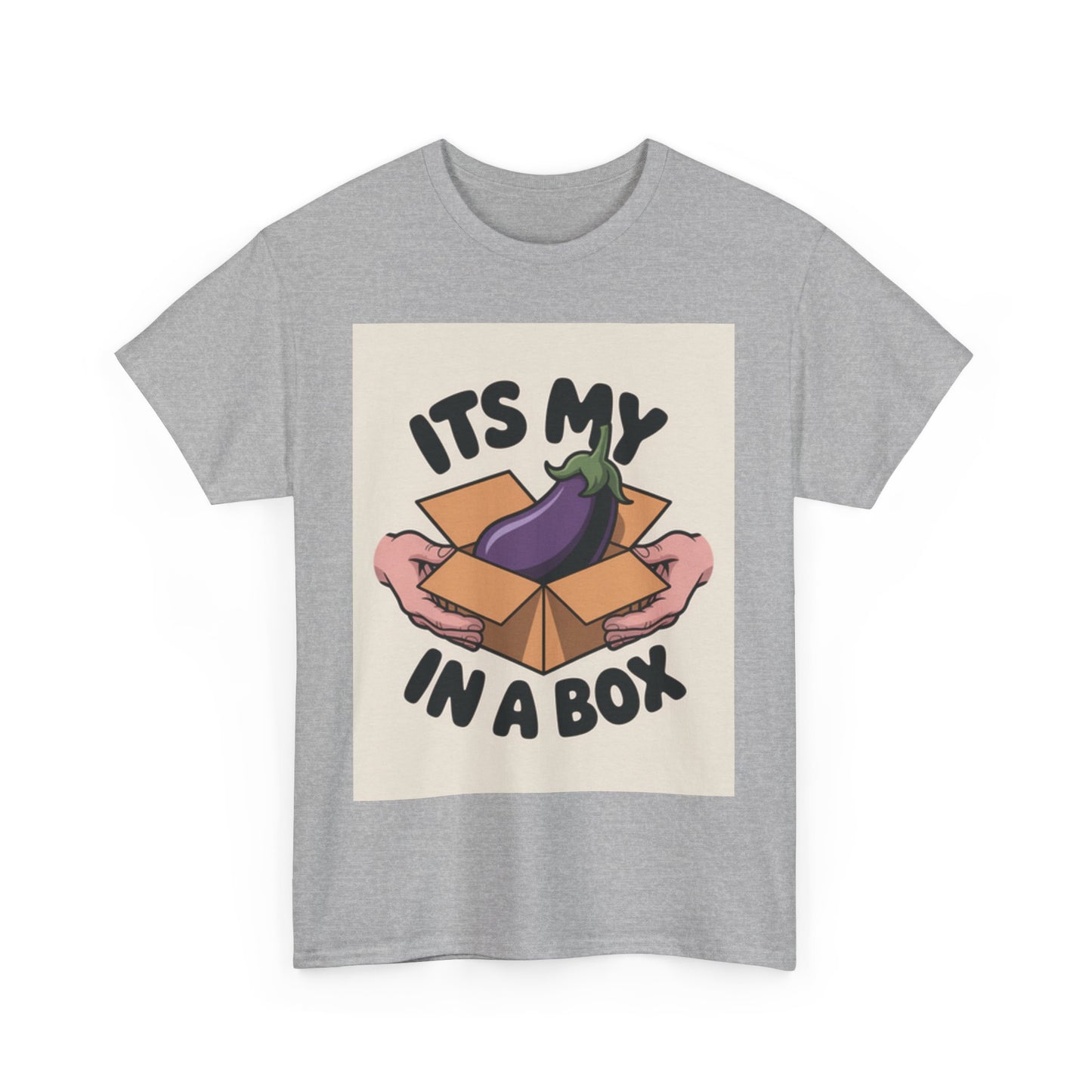 Unisex Cotton Tee - 'It's My D*ck in a Box' Funny Graphic Shirt, Humor Apparel, Casual Wear, Gifts for Friends, Party Tee