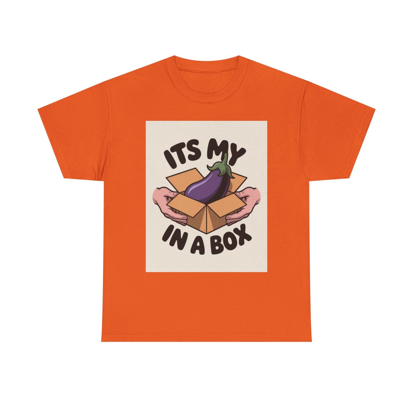 Unisex Cotton Tee - 'It's My D*ck in a Box' Funny Graphic Shirt, Humor Apparel, Casual Wear, Gifts for Friends, Party Tee