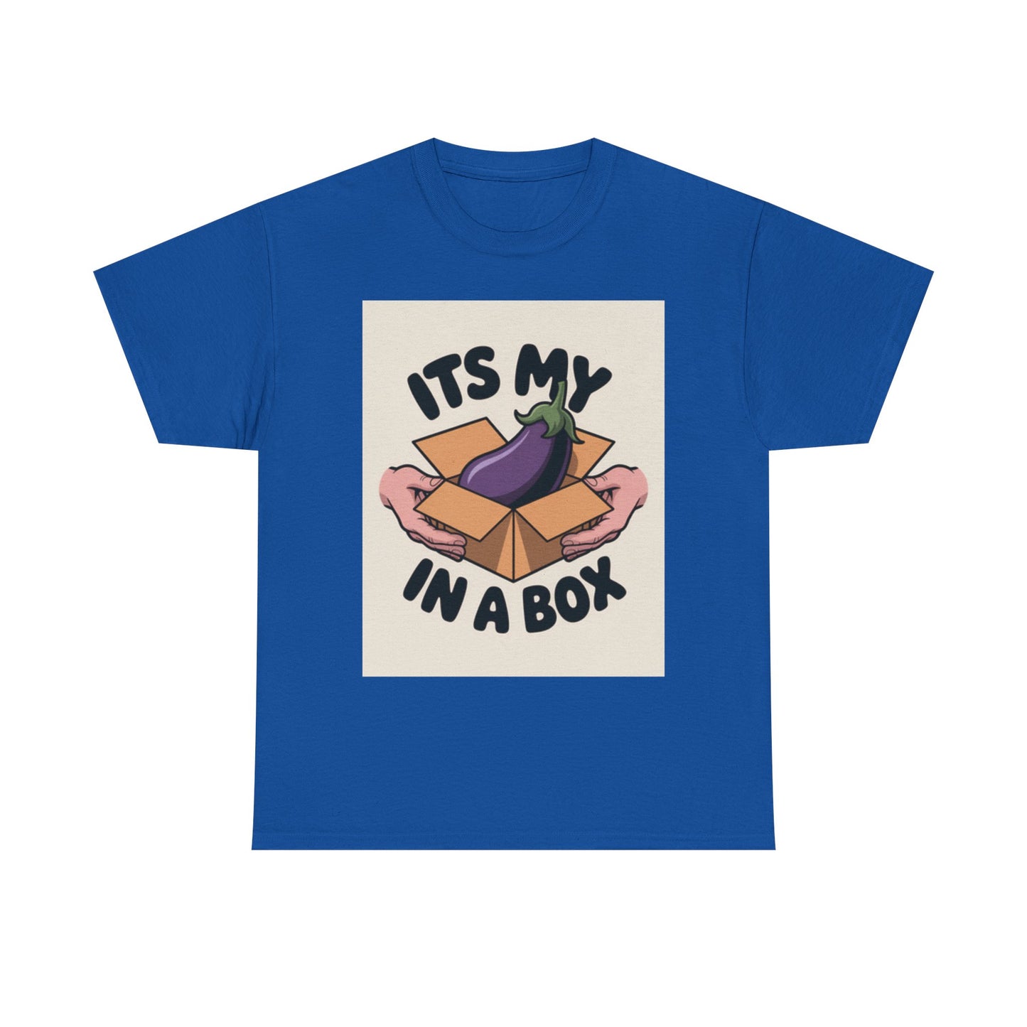 Unisex Cotton Tee - 'It's My D*ck in a Box' Funny Graphic Shirt, Humor Apparel, Casual Wear, Gifts for Friends, Party Tee