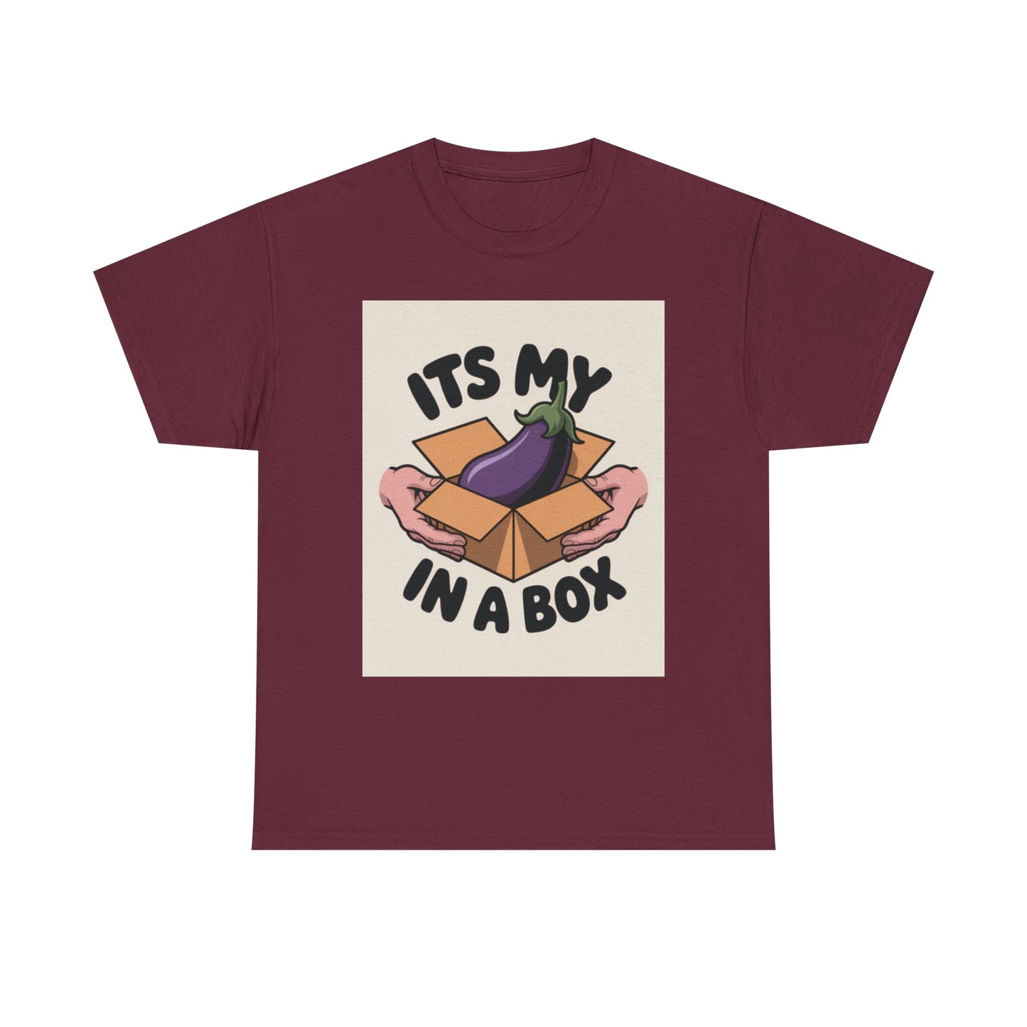 Unisex Cotton Tee - 'It's My D*ck in a Box' Funny Graphic Shirt, Humor Apparel, Casual Wear, Gifts for Friends, Party Tee