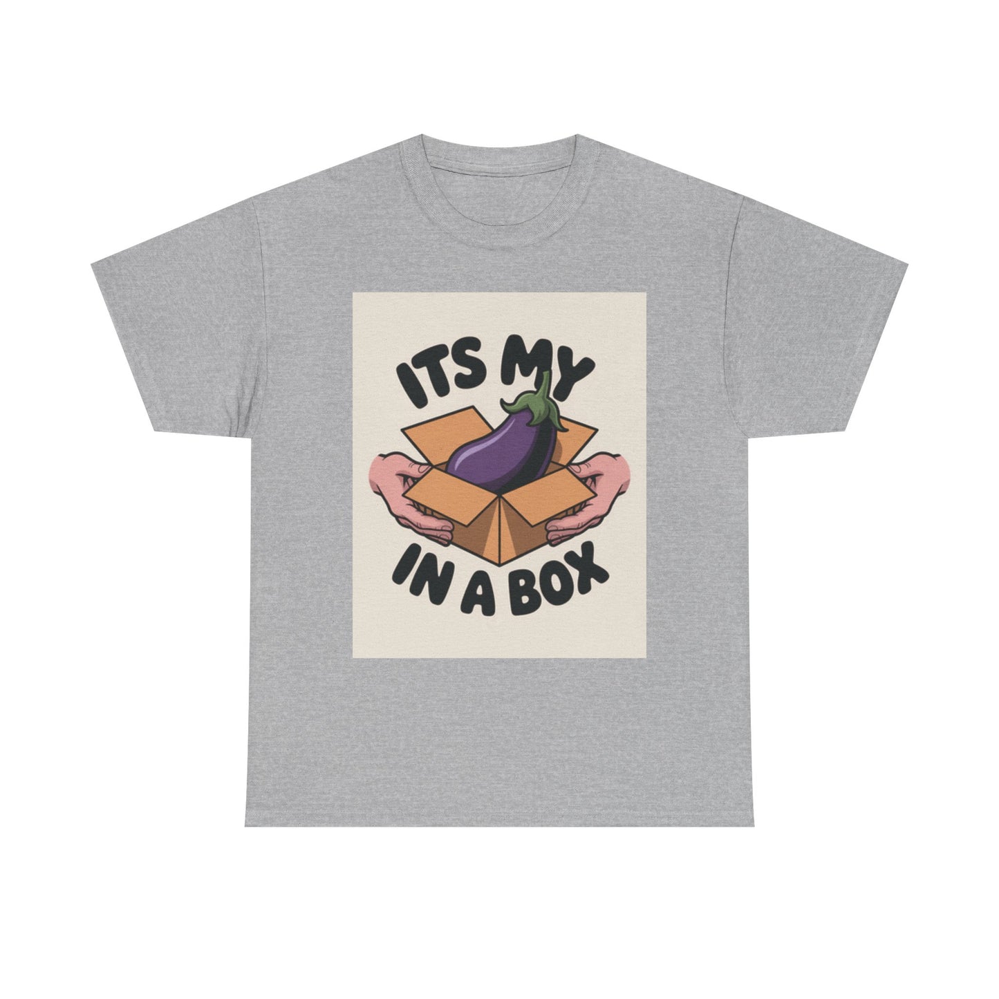 Unisex Cotton Tee - 'It's My D*ck in a Box' Funny Graphic Shirt, Humor Apparel, Casual Wear, Gifts for Friends, Party Tee