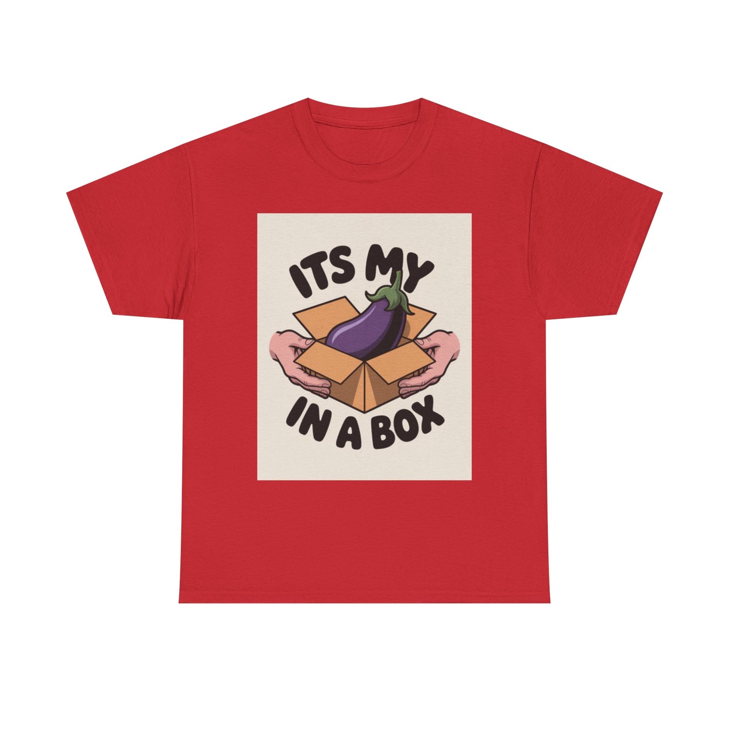 Unisex Cotton Tee - 'It's My D*ck in a Box' Funny Graphic Shirt, Humor Apparel, Casual Wear, Gifts for Friends, Party Tee
