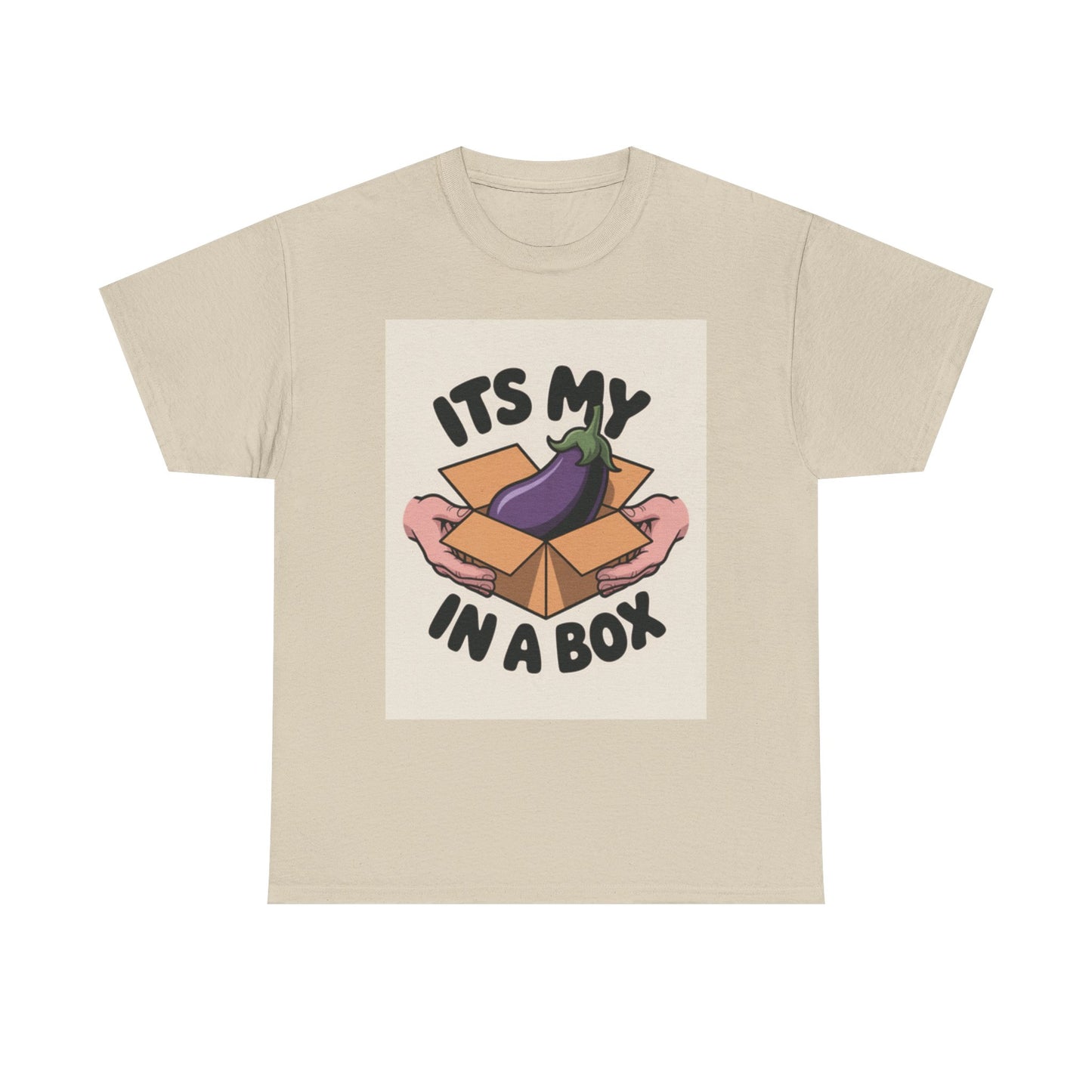 Unisex Cotton Tee - 'It's My D*ck in a Box' Funny Graphic Shirt, Humor Apparel, Casual Wear, Gifts for Friends, Party Tee
