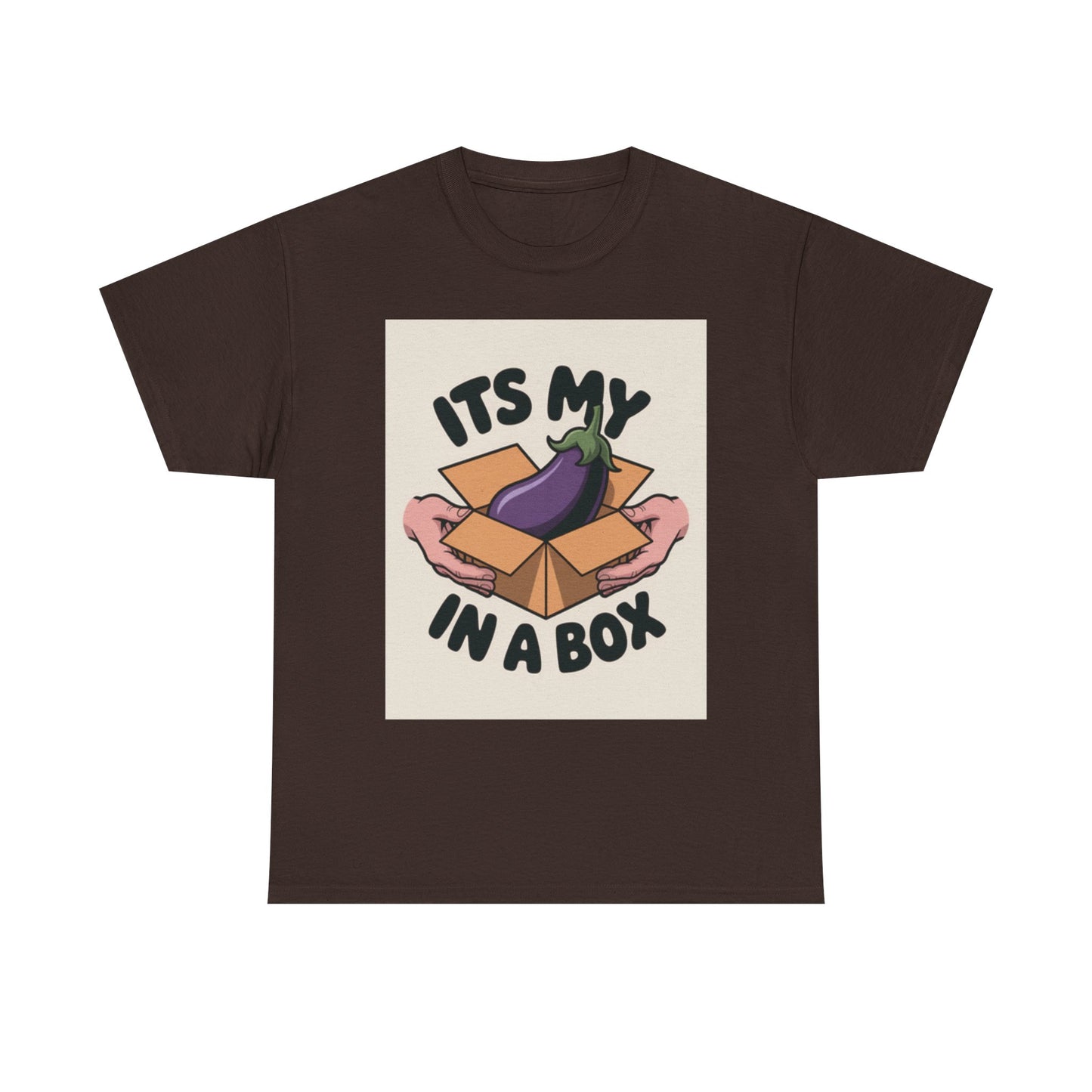 Unisex Cotton Tee - 'It's My D*ck in a Box' Funny Graphic Shirt, Humor Apparel, Casual Wear, Gifts for Friends, Party Tee