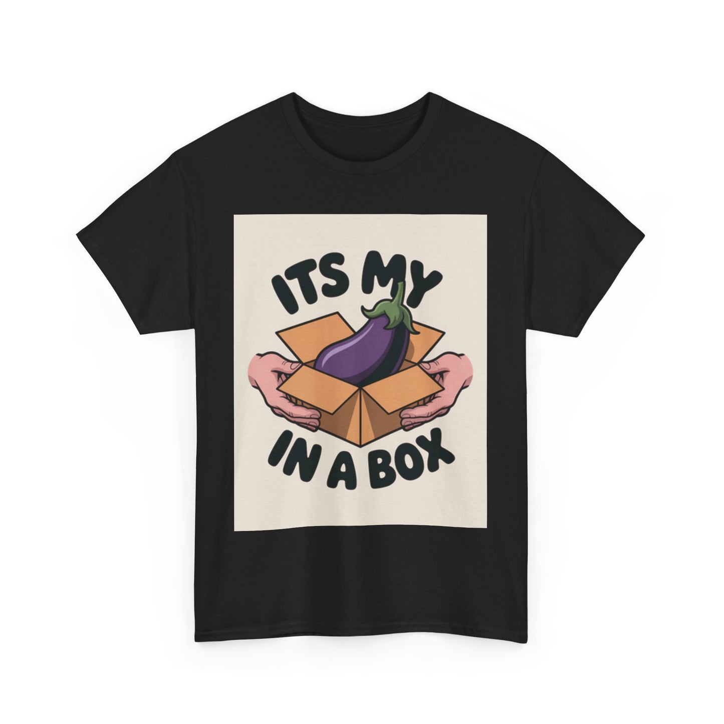 Unisex Cotton Tee - 'It's My D*ck in a Box' Funny Graphic Shirt, Humor Apparel, Casual Wear, Gifts for Friends, Party Tee