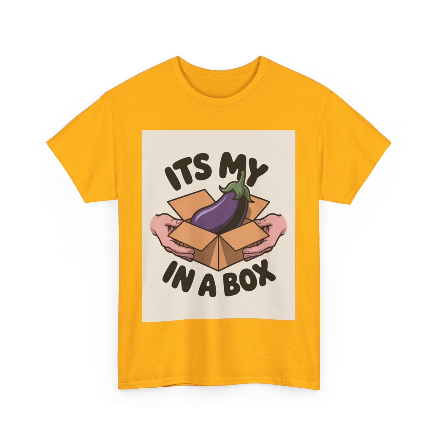 Unisex Cotton Tee - 'It's My D*ck in a Box' Funny Graphic Shirt, Humor Apparel, Casual Wear, Gifts for Friends, Party Tee