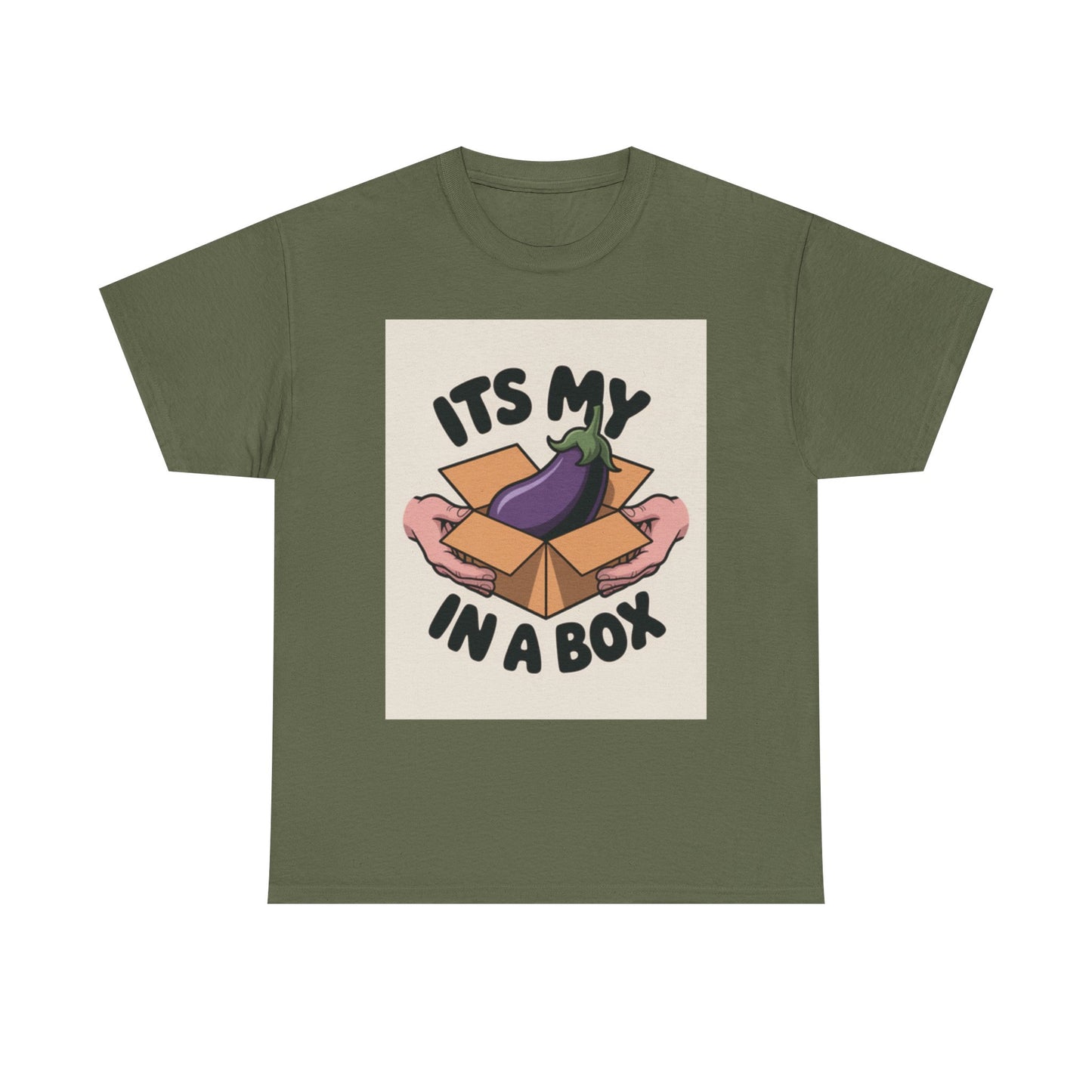 Unisex Cotton Tee - 'It's My D*ck in a Box' Funny Graphic Shirt, Humor Apparel, Casual Wear, Gifts for Friends, Party Tee
