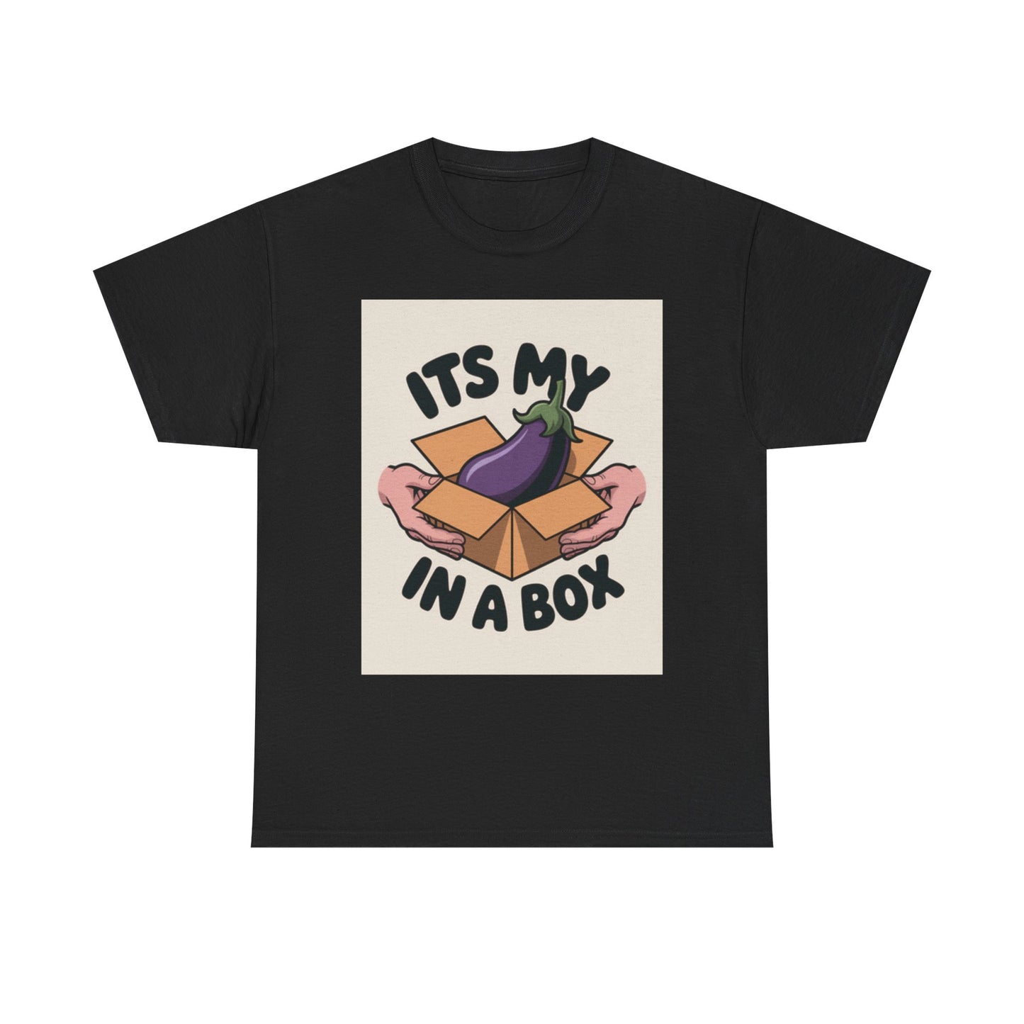 Unisex Cotton Tee - 'It's My D*ck in a Box' Funny Graphic Shirt, Humor Apparel, Casual Wear, Gifts for Friends, Party Tee