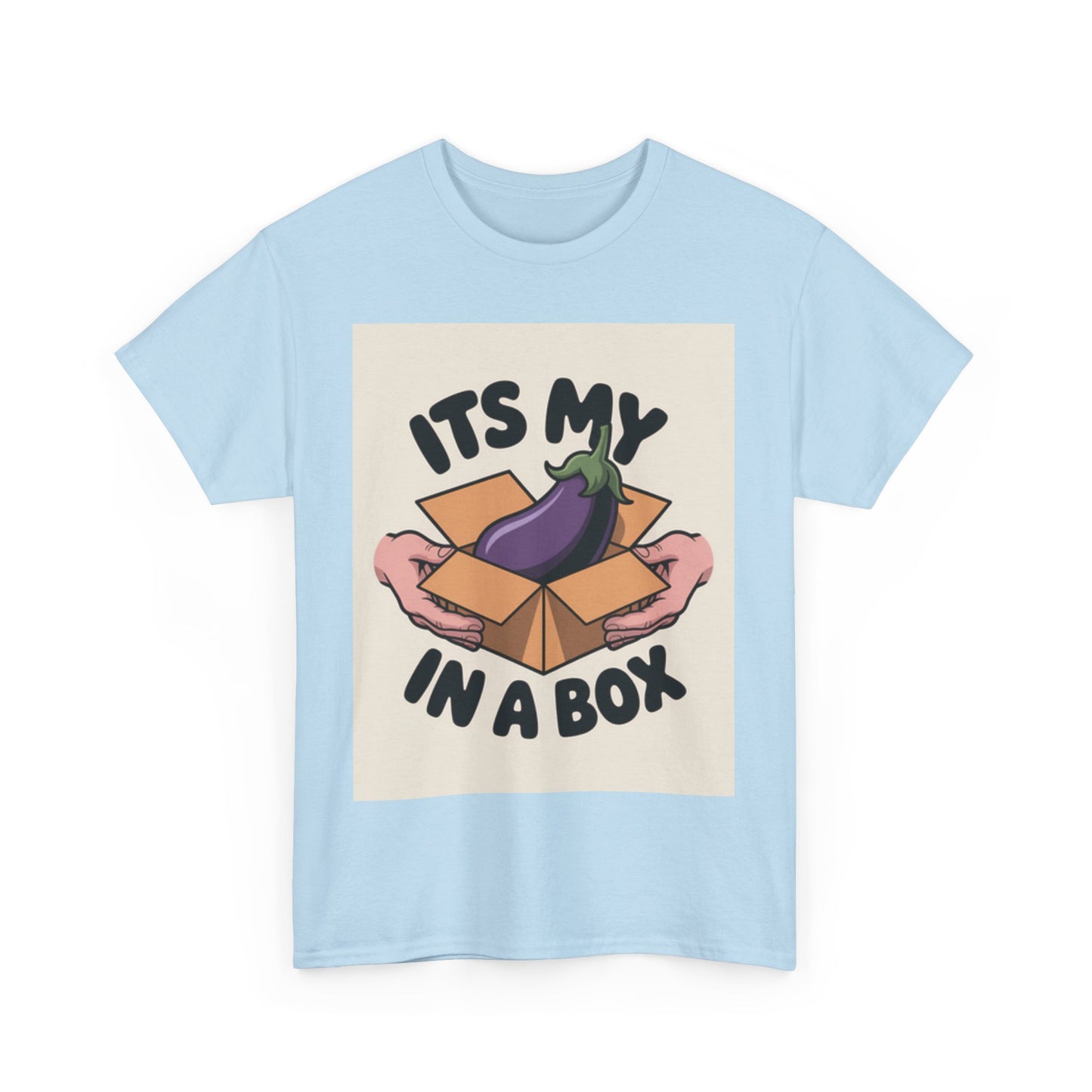 Unisex Cotton Tee - 'It's My D*ck in a Box' Funny Graphic Shirt, Humor Apparel, Casual Wear, Gifts for Friends, Party Tee
