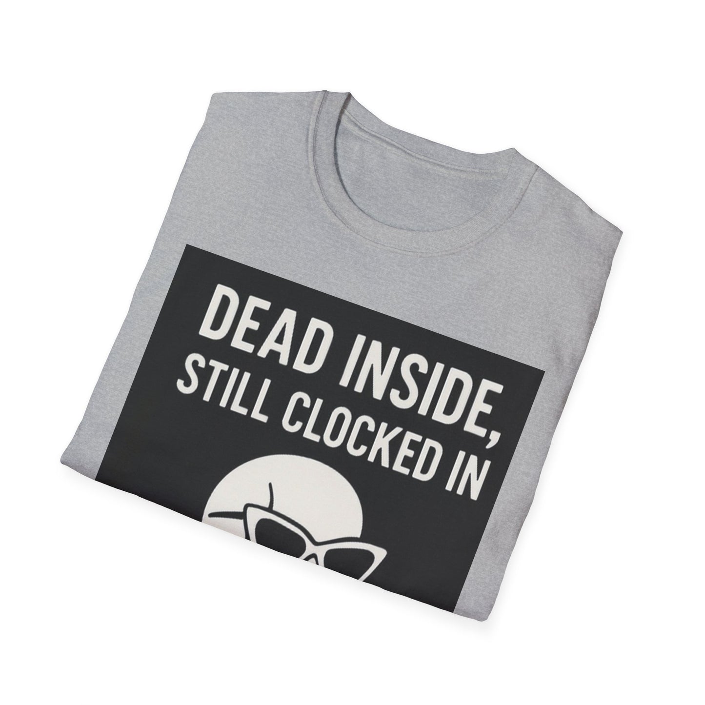Funny Coffee Lover's T-Shirt, Unisex Graphic Tee, Dead Inside Design, Gift for Coffee Enthusiasts, Perfect for Work and Casual Wear