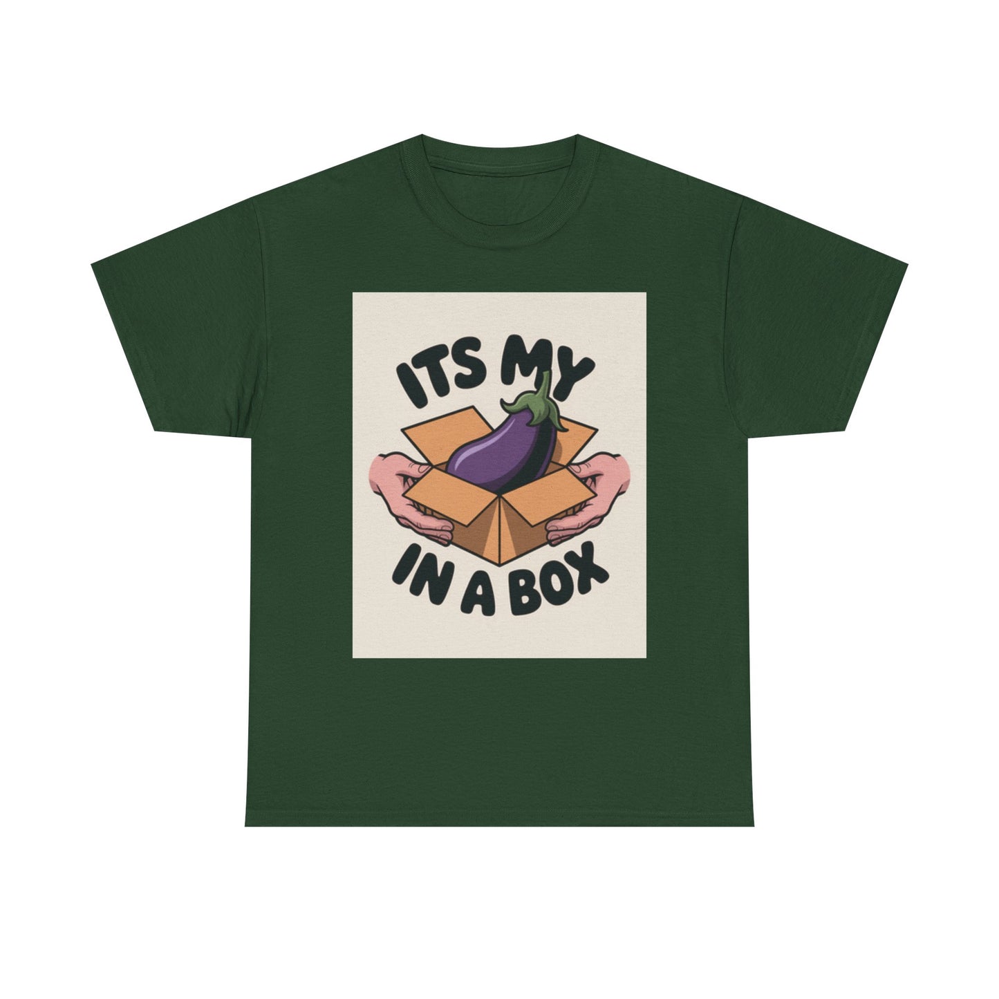 Unisex Cotton Tee - 'It's My D*ck in a Box' Funny Graphic Shirt, Humor Apparel, Casual Wear, Gifts for Friends, Party Tee