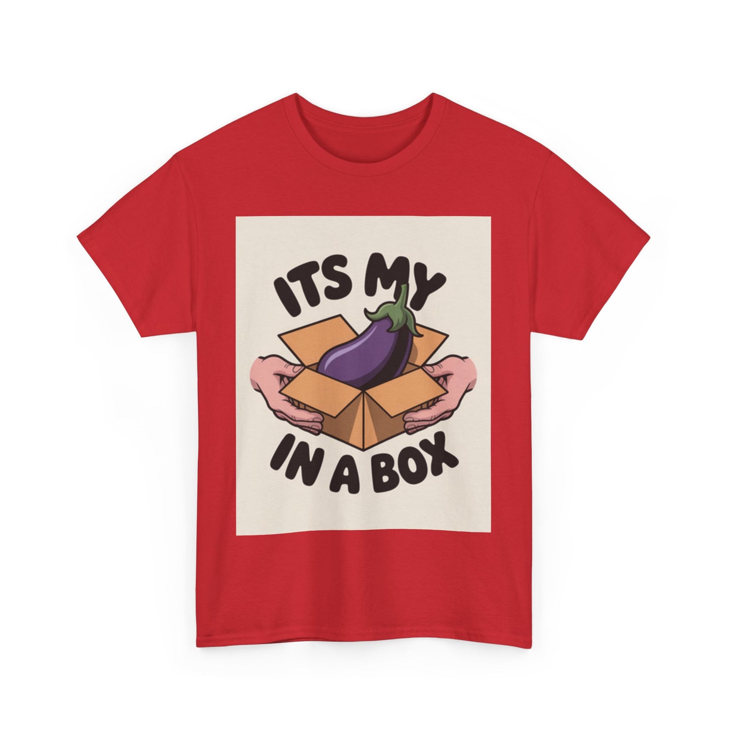 Unisex Cotton Tee - 'It's My D*ck in a Box' Funny Graphic Shirt, Humor Apparel, Casual Wear, Gifts for Friends, Party Tee