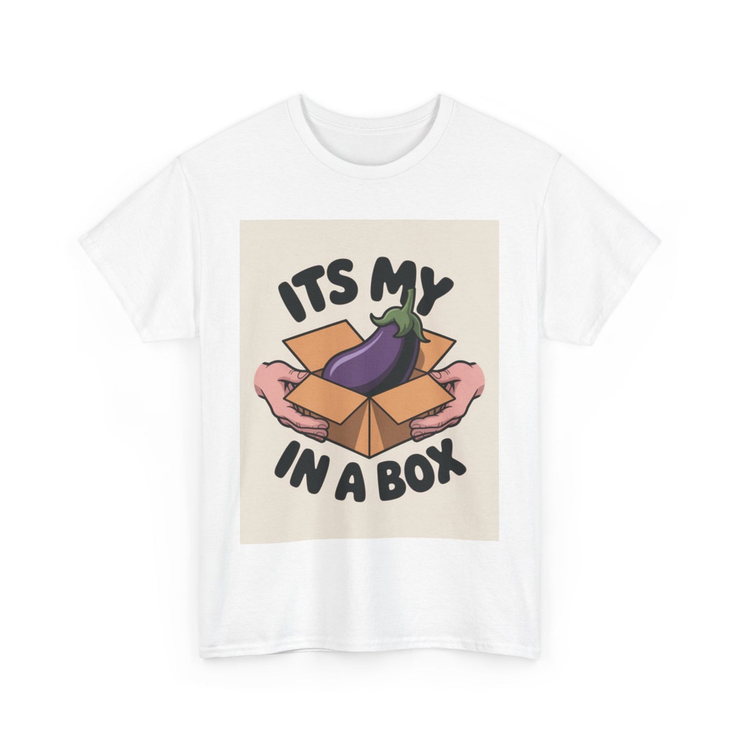 Unisex Cotton Tee - 'It's My D*ck in a Box' Funny Graphic Shirt, Humor Apparel, Casual Wear, Gifts for Friends, Party Tee