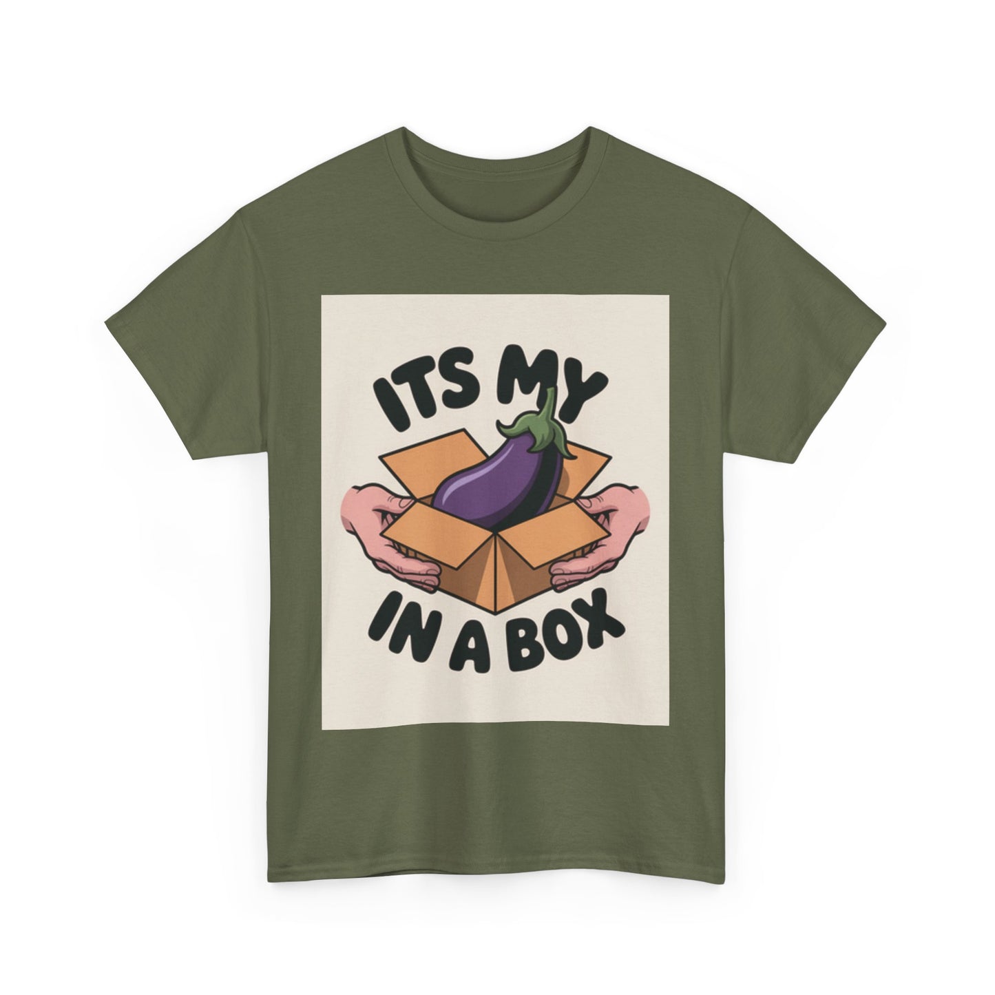 Unisex Cotton Tee - 'It's My D*ck in a Box' Funny Graphic Shirt, Humor Apparel, Casual Wear, Gifts for Friends, Party Tee
