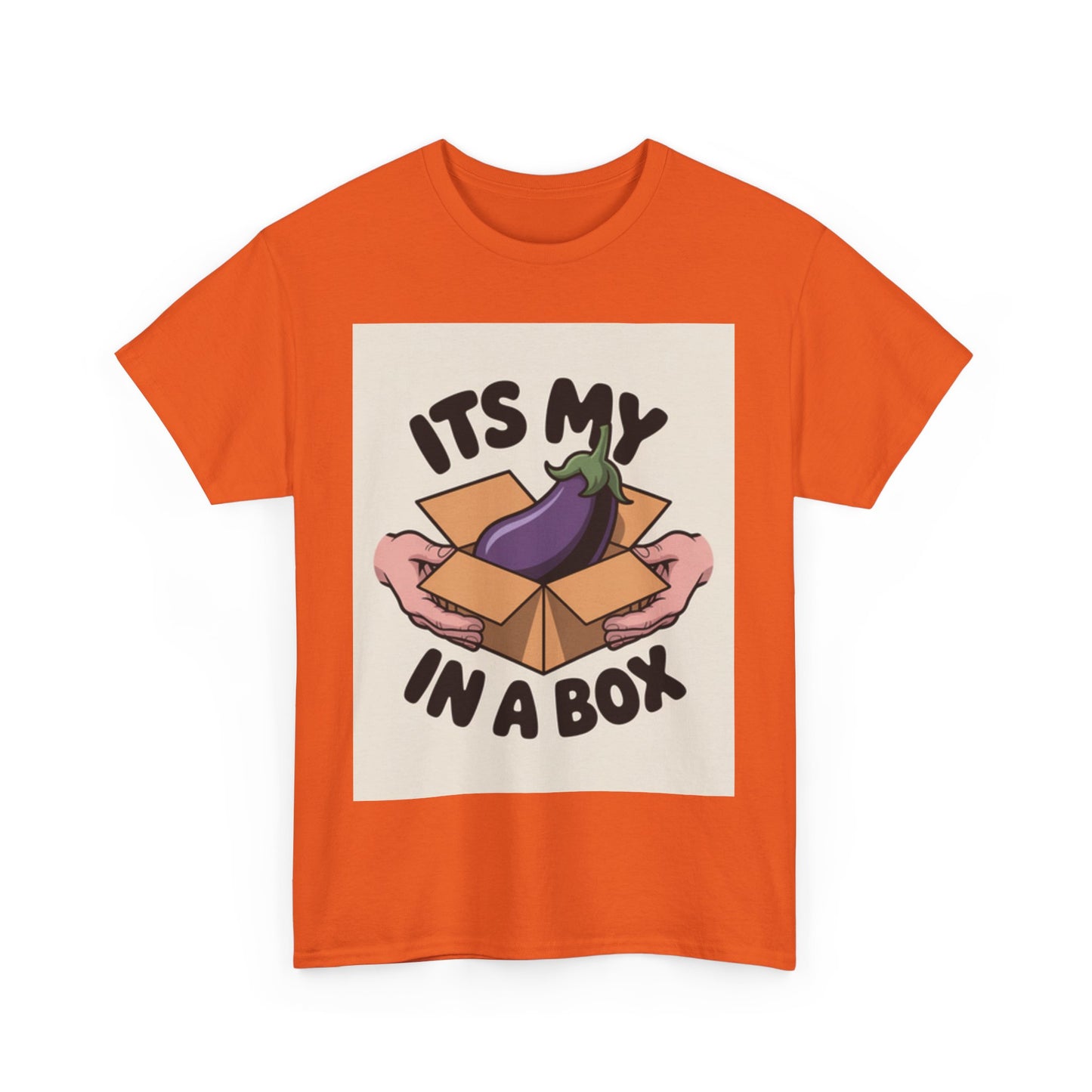Unisex Cotton Tee - 'It's My D*ck in a Box' Funny Graphic Shirt, Humor Apparel, Casual Wear, Gifts for Friends, Party Tee