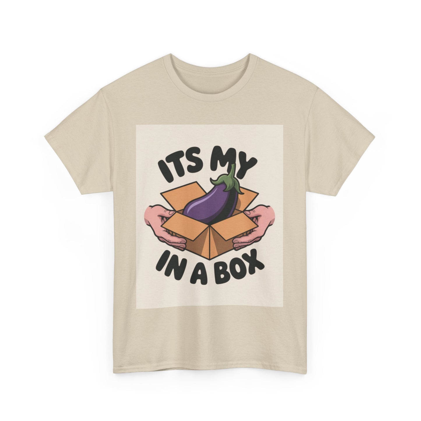 Unisex Cotton Tee - 'It's My D*ck in a Box' Funny Graphic Shirt, Humor Apparel, Casual Wear, Gifts for Friends, Party Tee