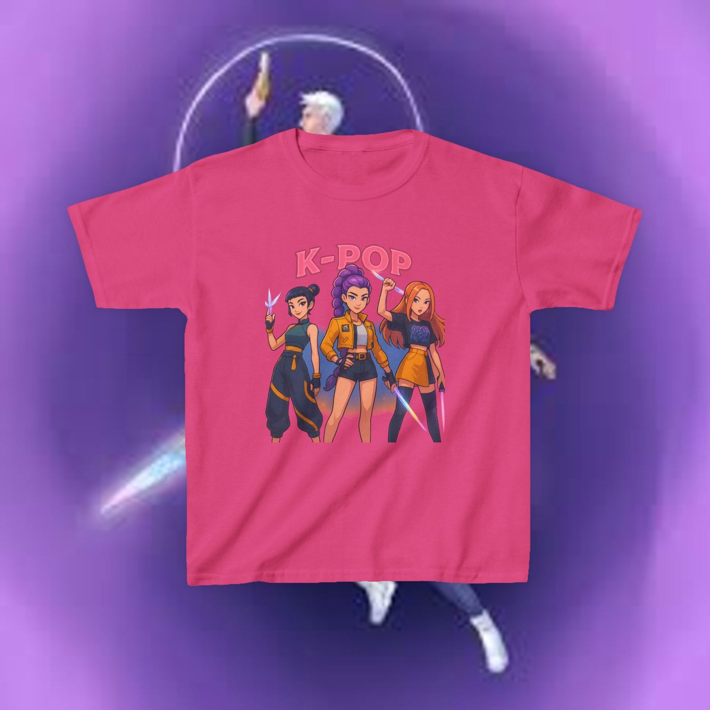 Kids T-Shirt - Kpop Demon Hunters Print
