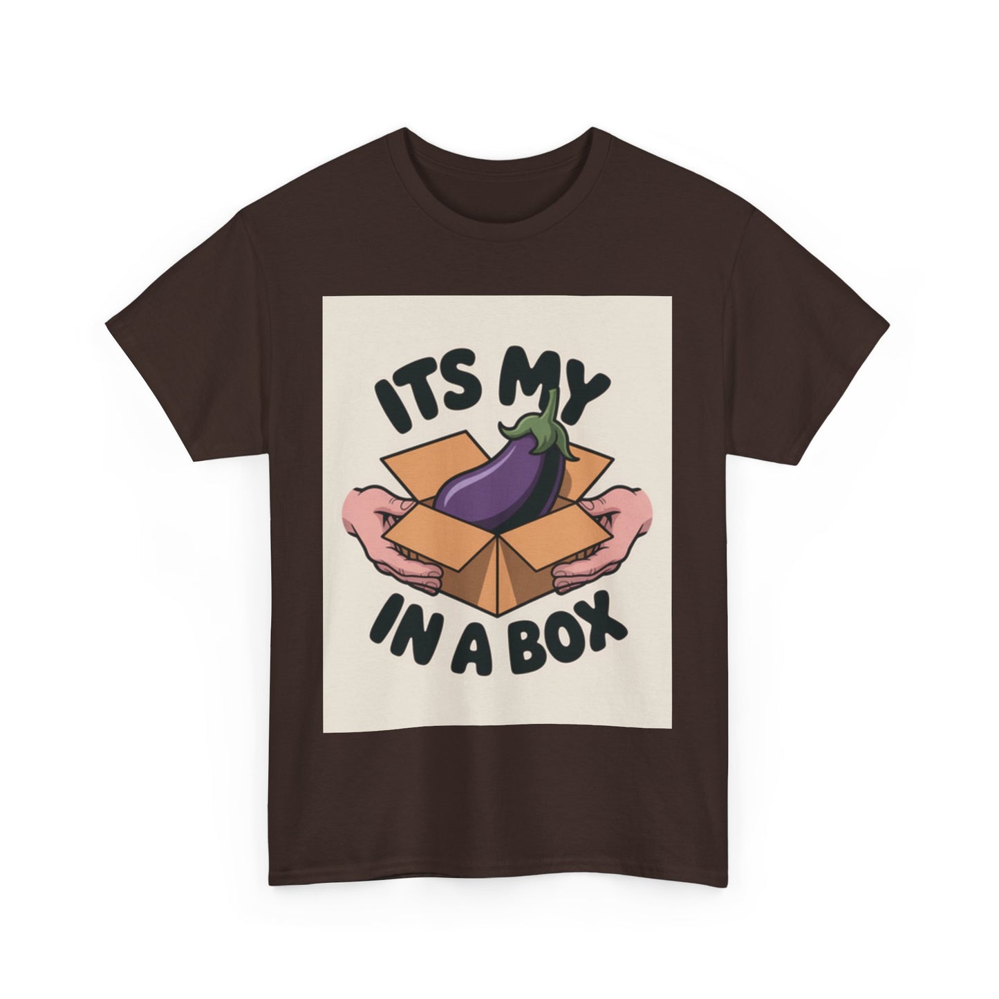 Unisex Cotton Tee - 'It's My D*ck in a Box' Funny Graphic Shirt, Humor Apparel, Casual Wear, Gifts for Friends, Party Tee