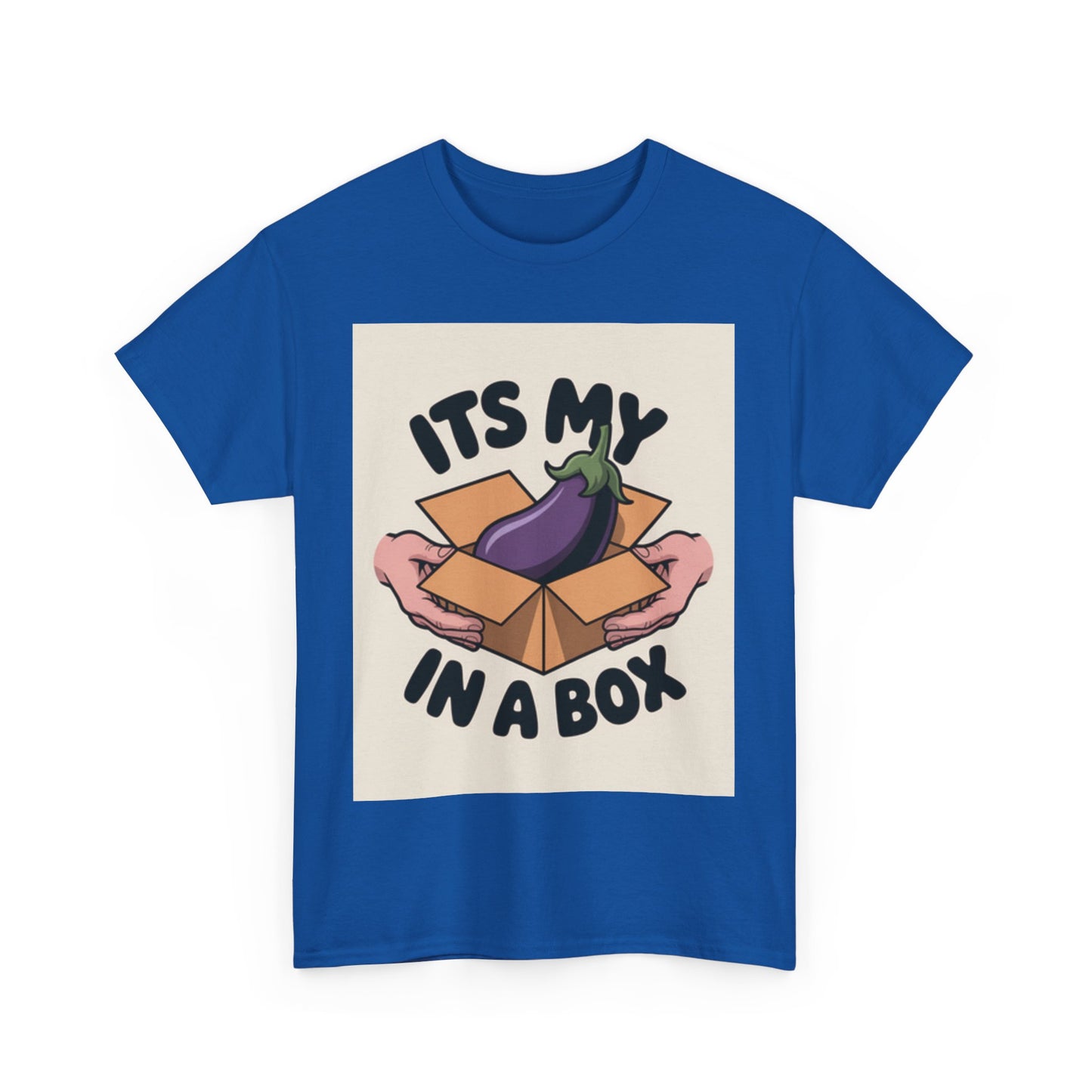 Unisex Cotton Tee - 'It's My D*ck in a Box' Funny Graphic Shirt, Humor Apparel, Casual Wear, Gifts for Friends, Party Tee