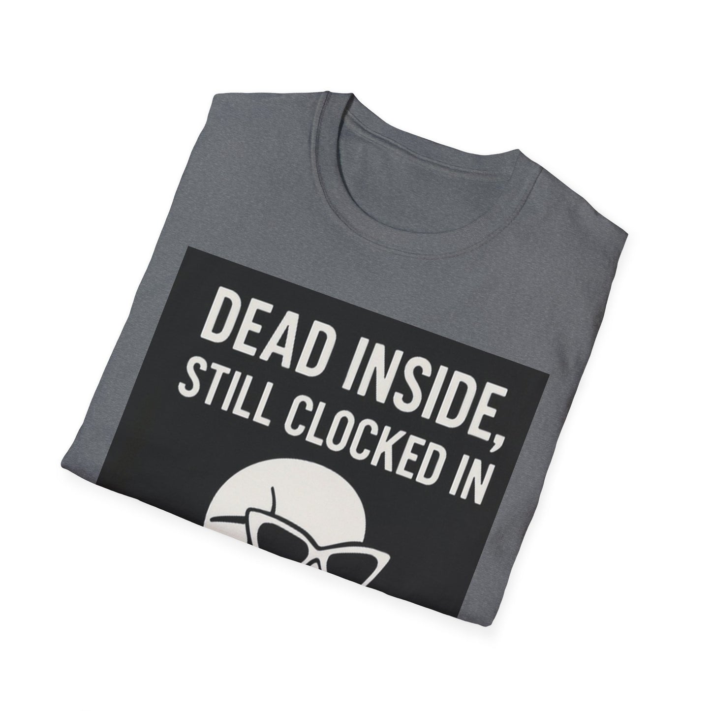 Funny Coffee Lover's T-Shirt, Unisex Graphic Tee, Dead Inside Design, Gift for Coffee Enthusiasts, Perfect for Work and Casual Wear