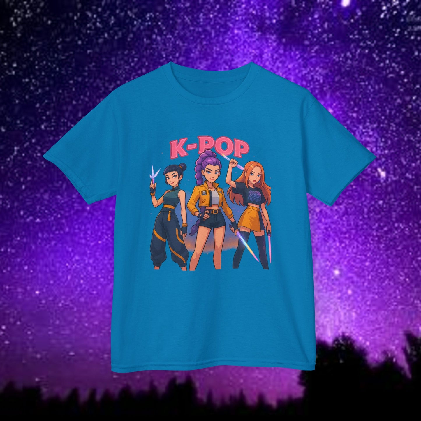 Kids T-Shirt - Kpop Demon Hunters Print