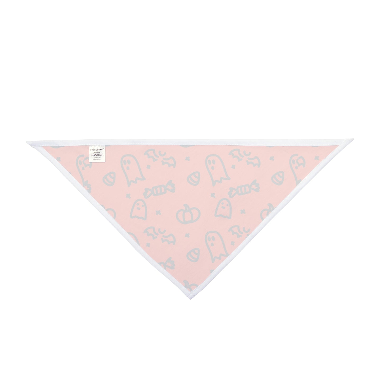Halloween Pet Bandana - Ghost Print, Cute Pet Costume, Dog Accessories, Cat Bandana, Trick or Treat Petwear