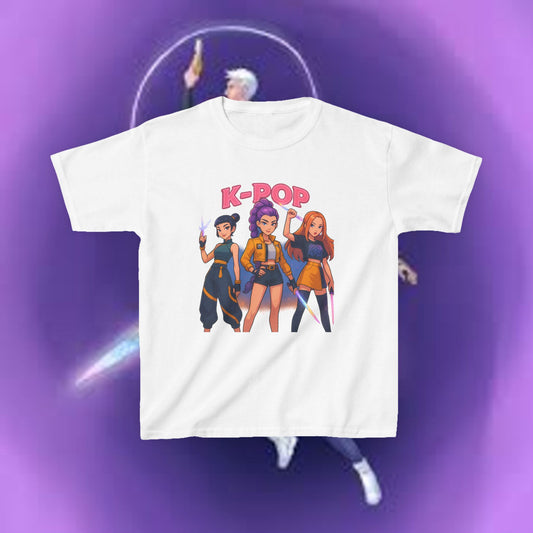 Kids T-Shirt - Kpop Demon Hunters Print