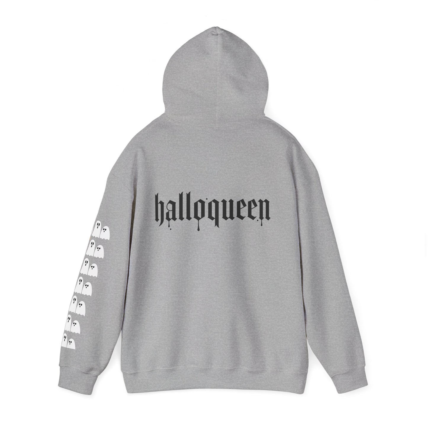 Halloween Themed Hooded Sweatshirt - Here for the Boos, Unisex Cozy Hoodie, Fall Fashion, Spooky Season Apparel, Perfect for Halloween [...]