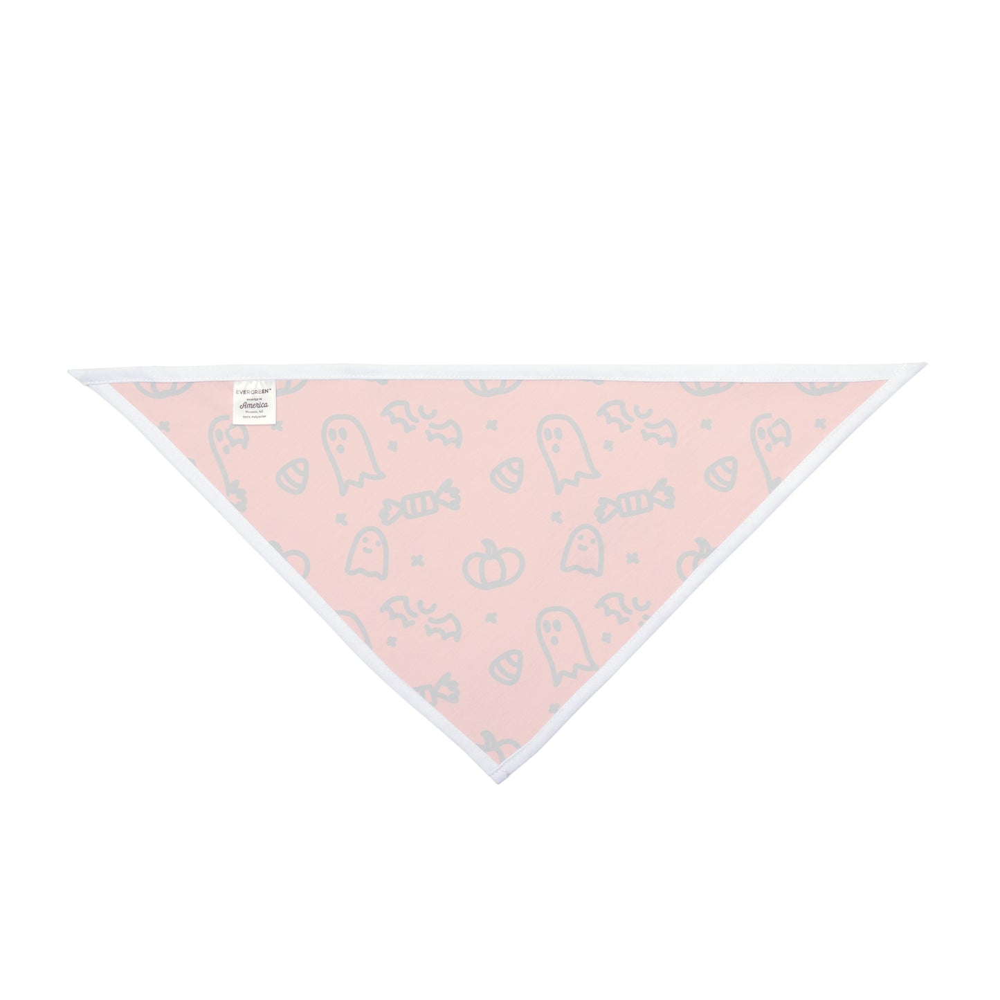 Halloween Pet Bandana - Ghost Print, Cute Pet Costume, Dog Accessories, Cat Bandana, Trick or Treat Petwear