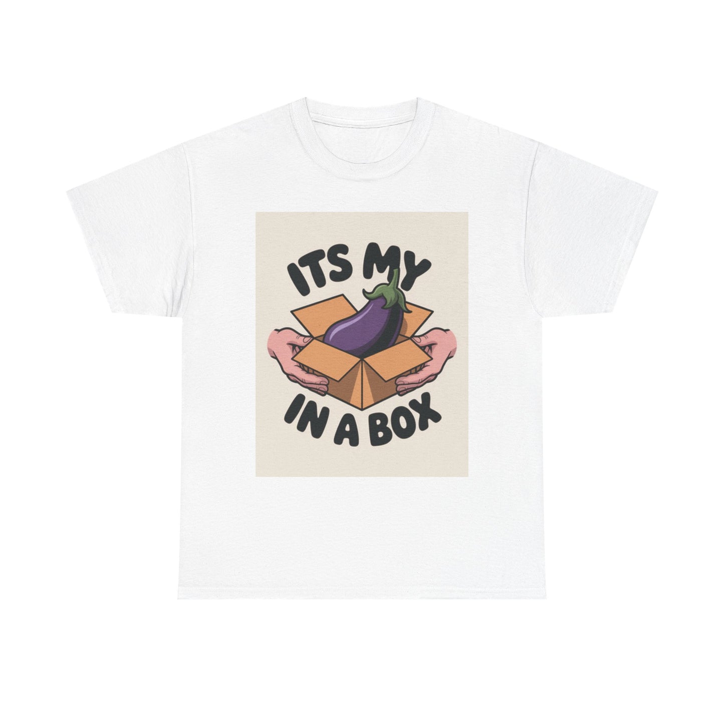 Unisex Cotton Tee - 'It's My D*ck in a Box' Funny Graphic Shirt, Humor Apparel, Casual Wear, Gifts for Friends, Party Tee