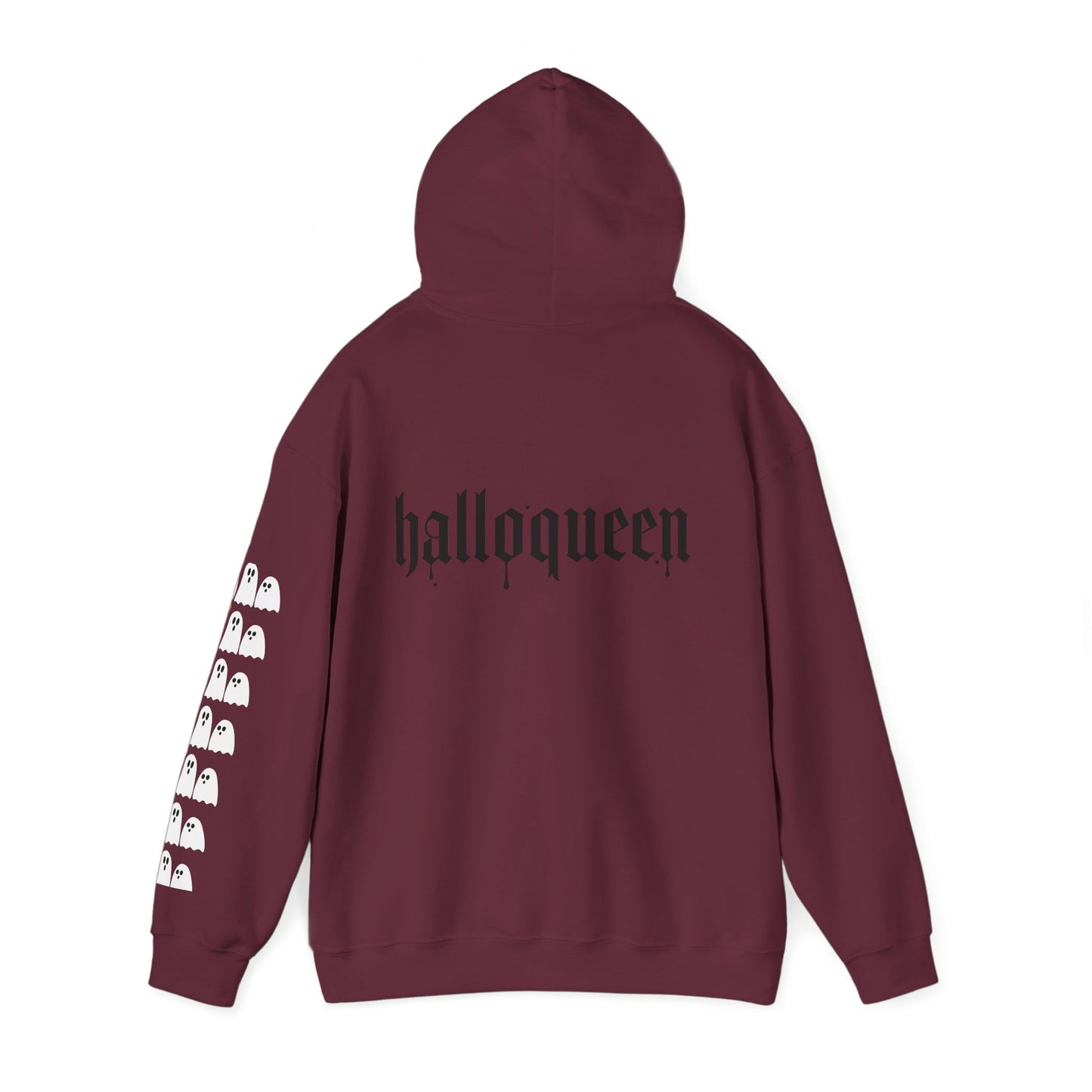 Halloween Themed Hooded Sweatshirt - Here for the Boos, Unisex Cozy Hoodie, Fall Fashion, Spooky Season Apparel, Perfect for Halloween [...]