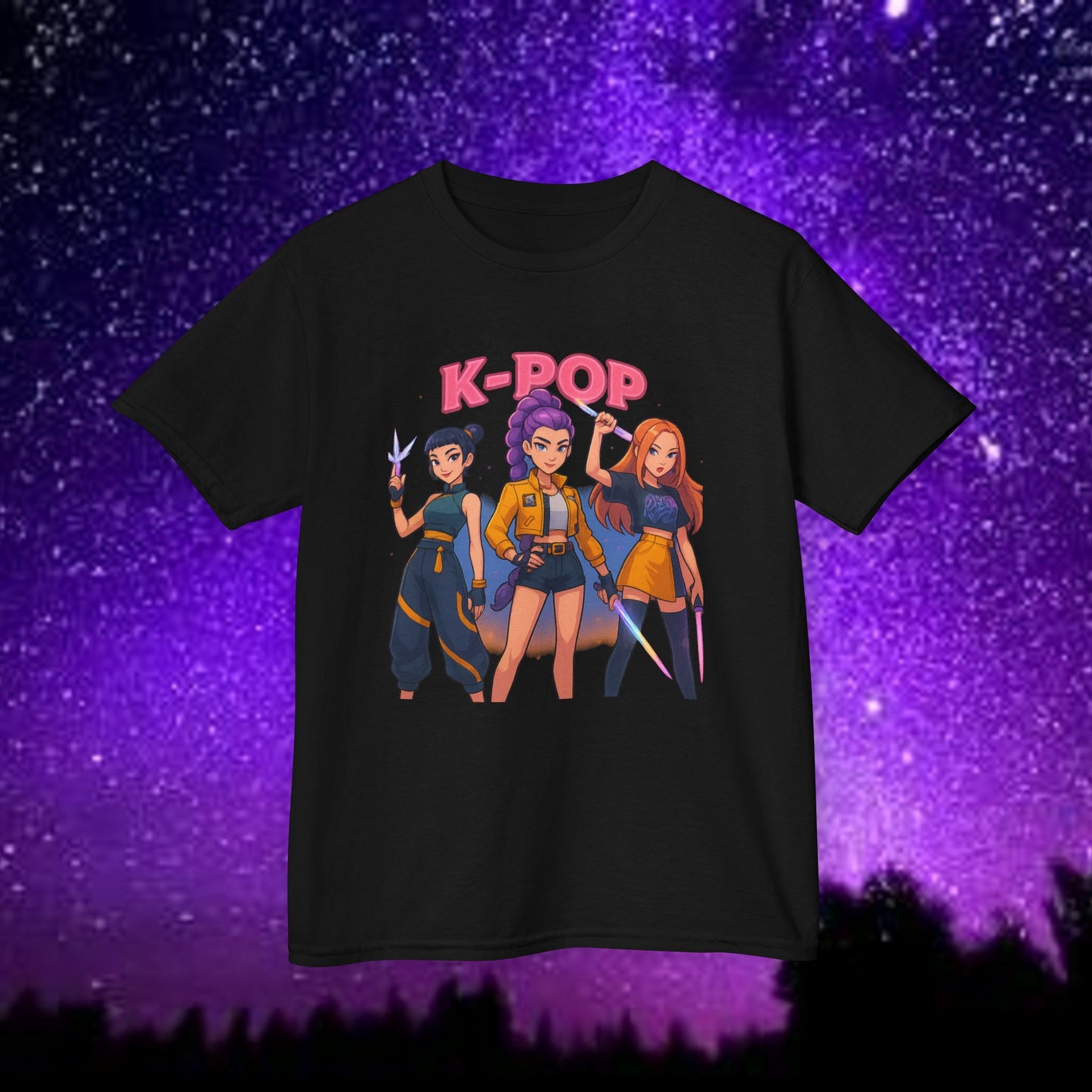 Kids T-Shirt - Kpop Demon Hunters Print