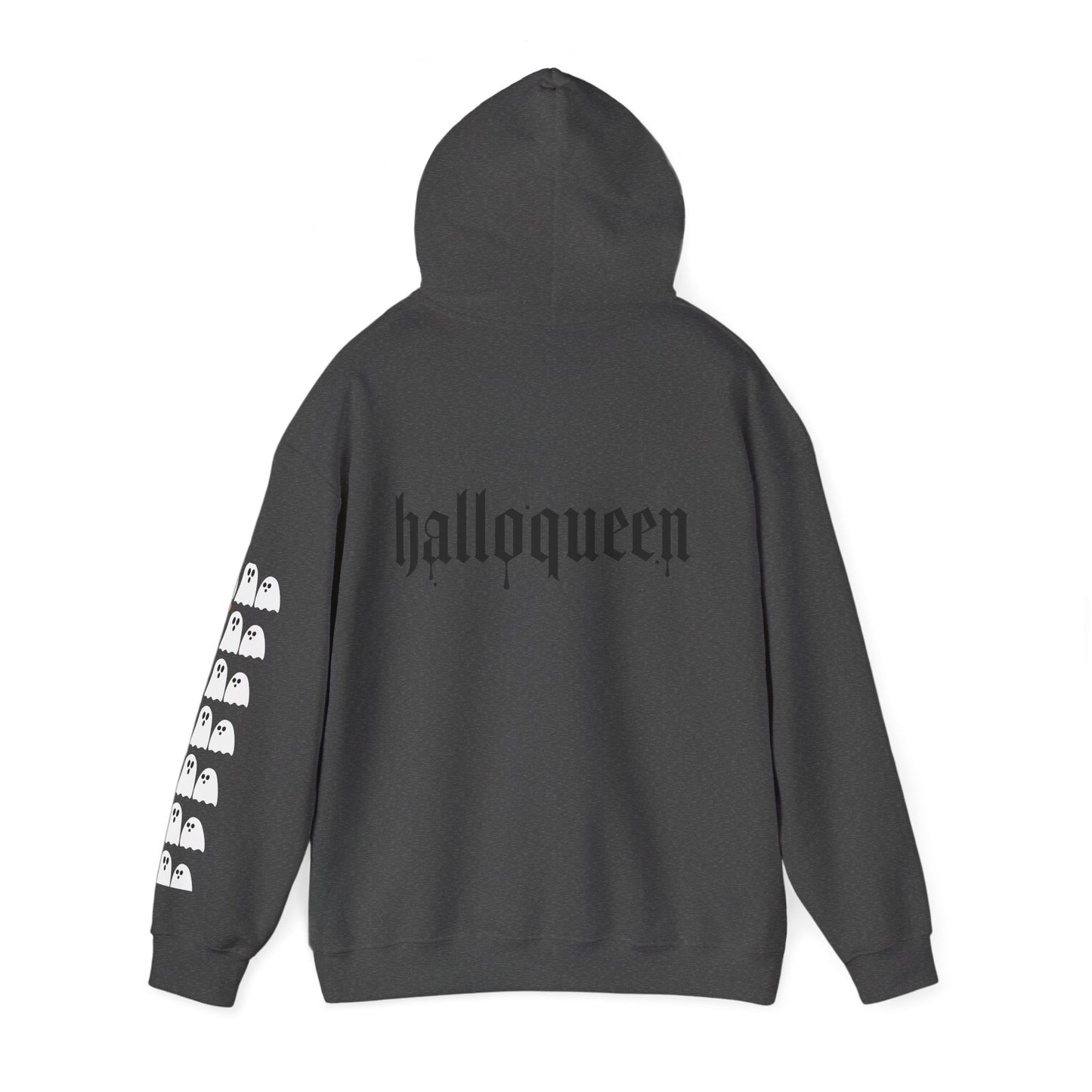 Halloween Themed Hooded Sweatshirt - Here for the Boos, Unisex Cozy Hoodie, Fall Fashion, Spooky Season Apparel, Perfect for Halloween [...]