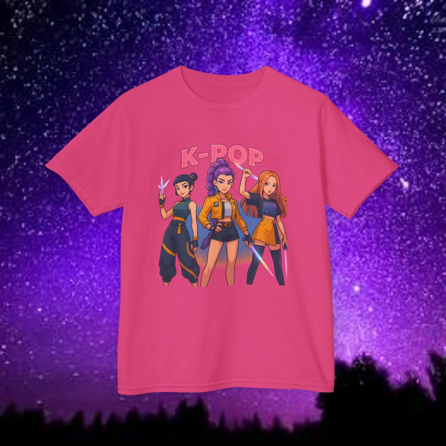 Kids T-Shirt - Kpop Demon Hunters Print