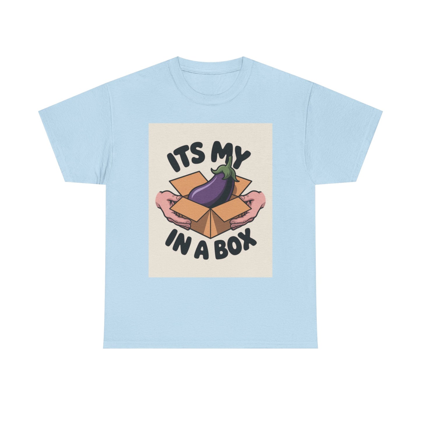 Unisex Cotton Tee - 'It's My D*ck in a Box' Funny Graphic Shirt, Humor Apparel, Casual Wear, Gifts for Friends, Party Tee
